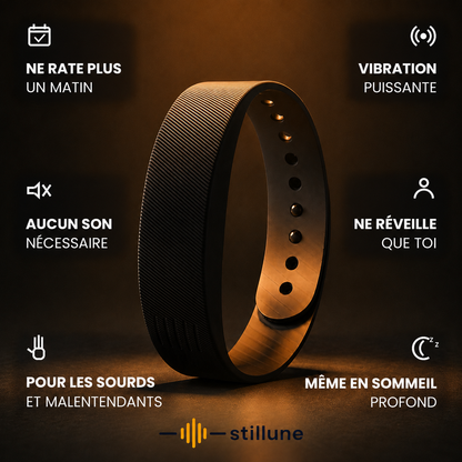 Stillune™ | Bracelet Réveil Silencieux
